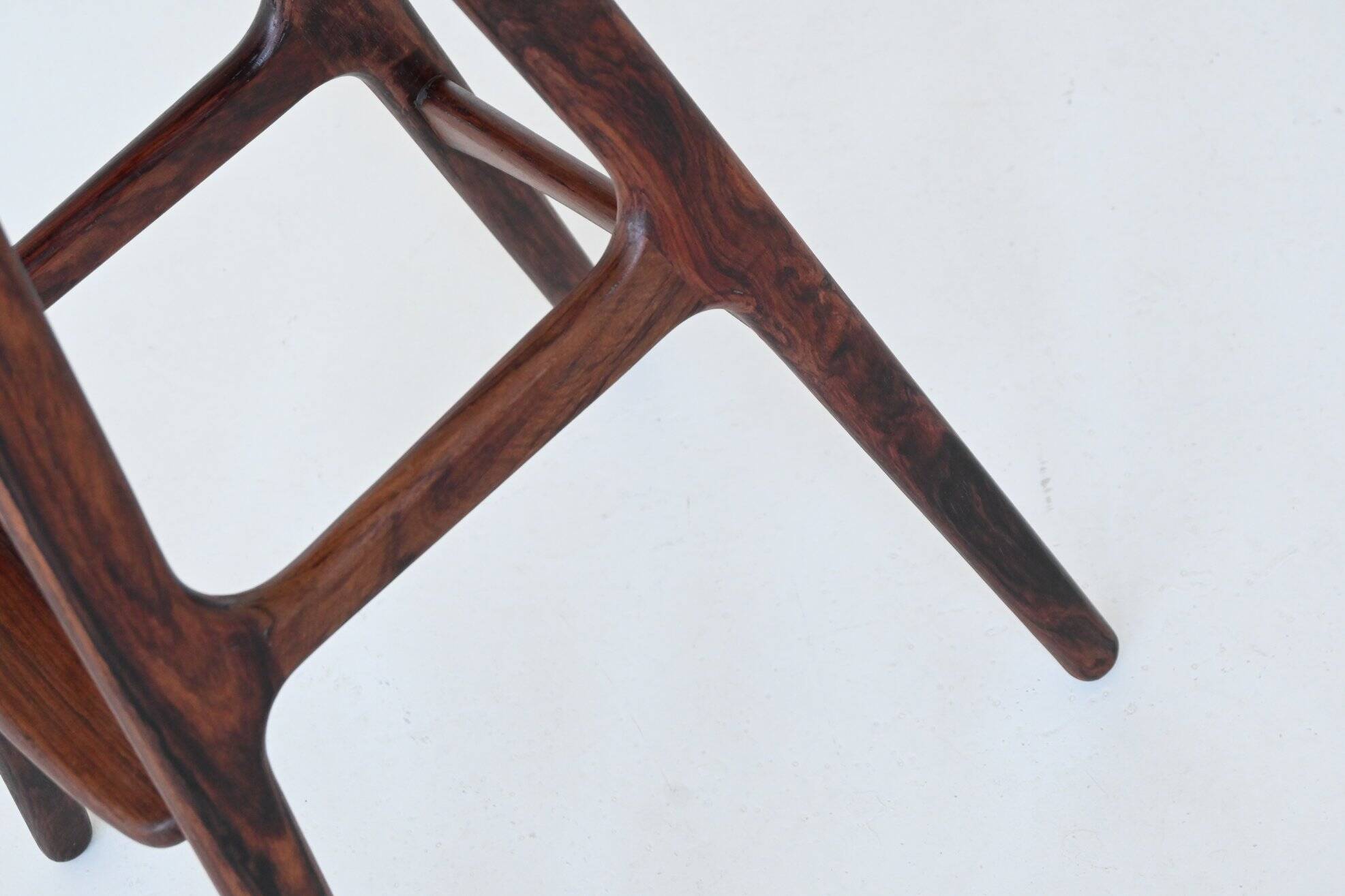 Erik Buch 'OD61' Bar Stools in rosewood Odense Mobler