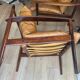 Pair of PJ 56 Grete Jalk armchairs in Rio rosewood, 60s