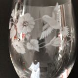 Set de 6 verres à eau en cristal taillé