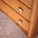 Wooden commode with 3 drawers, storage unit, antique, Art Deco
