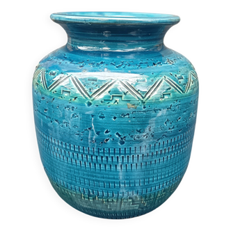 Vase émaillé  Bitossi Aldo Londi Italy