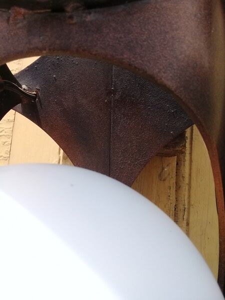 Wall lamp brutaliste applied design time 1960