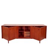 Enfilade danoise en teck par Erik Bouer pour Brouer - 1960