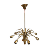 Brass chandelier 1960