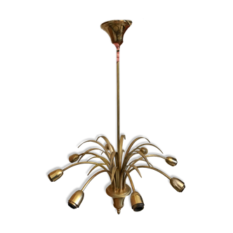 Brass chandelier 1960