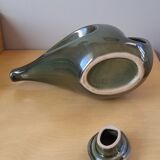 Openwork green teapot 1960