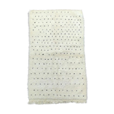 Bohemian rug with black dots 105x175 cm