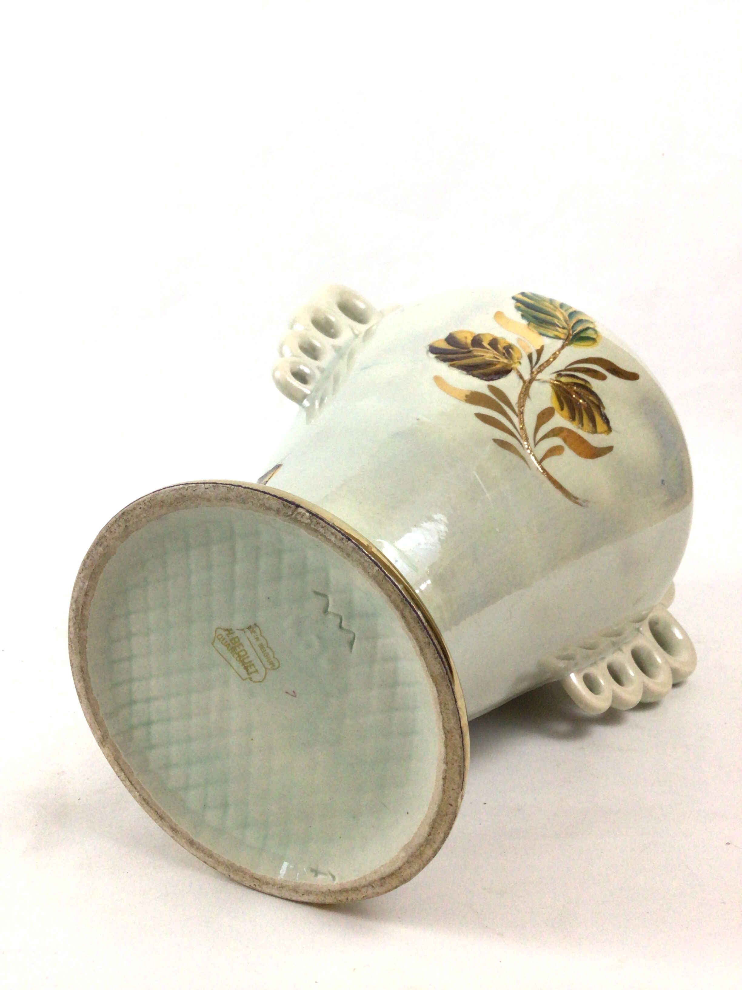 Vase signed Béquet Belgium