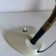 Vintage 1950s children's desk lamp, cream gold bedside table lamp - 23 cm