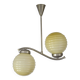 Original Art Deco Antique Chandelier Hanging Lamp Bauhaus Era