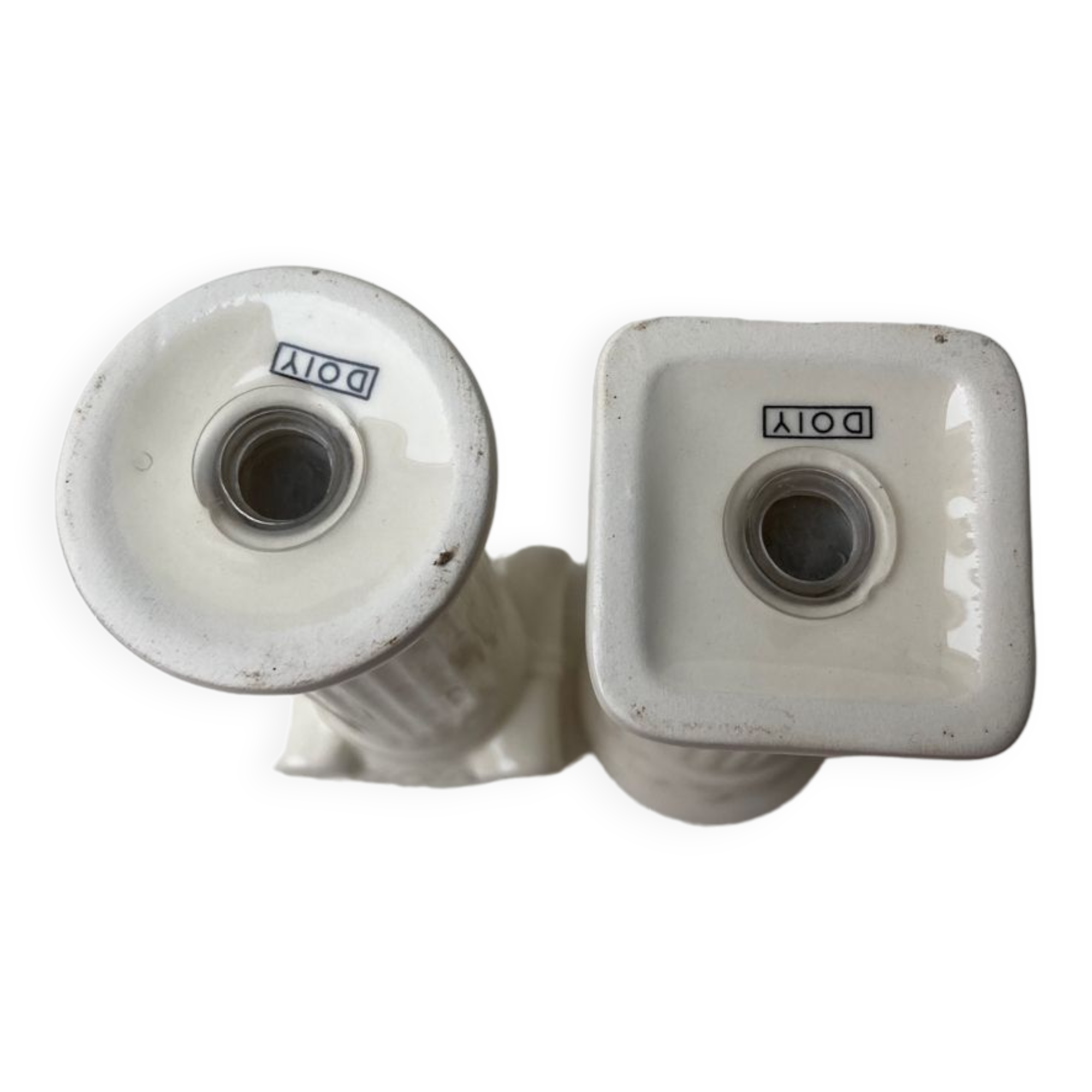 Roman column salt shaker and pepper shaker