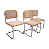 Set of 3 chairs by Marcel Breuer model B32