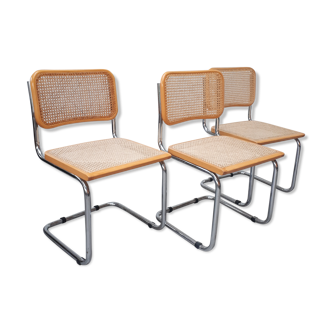 Set of 3 chairs by Marcel Breuer model B32
