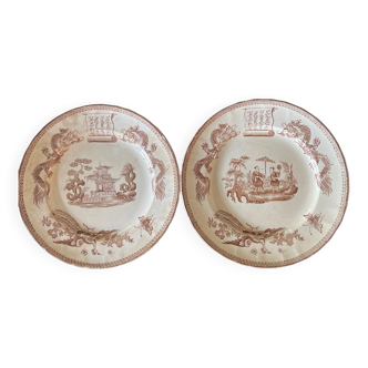 Bordeaux earthenware plates