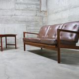 Mid-Century Swedish Rosewood 3-Seater Sofa by Karl Erik Ekselius for JOC Vetlanda, 1960s
