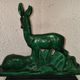Family of antelopes Faience de Saint Clement sculpture by Charles Lemanceau