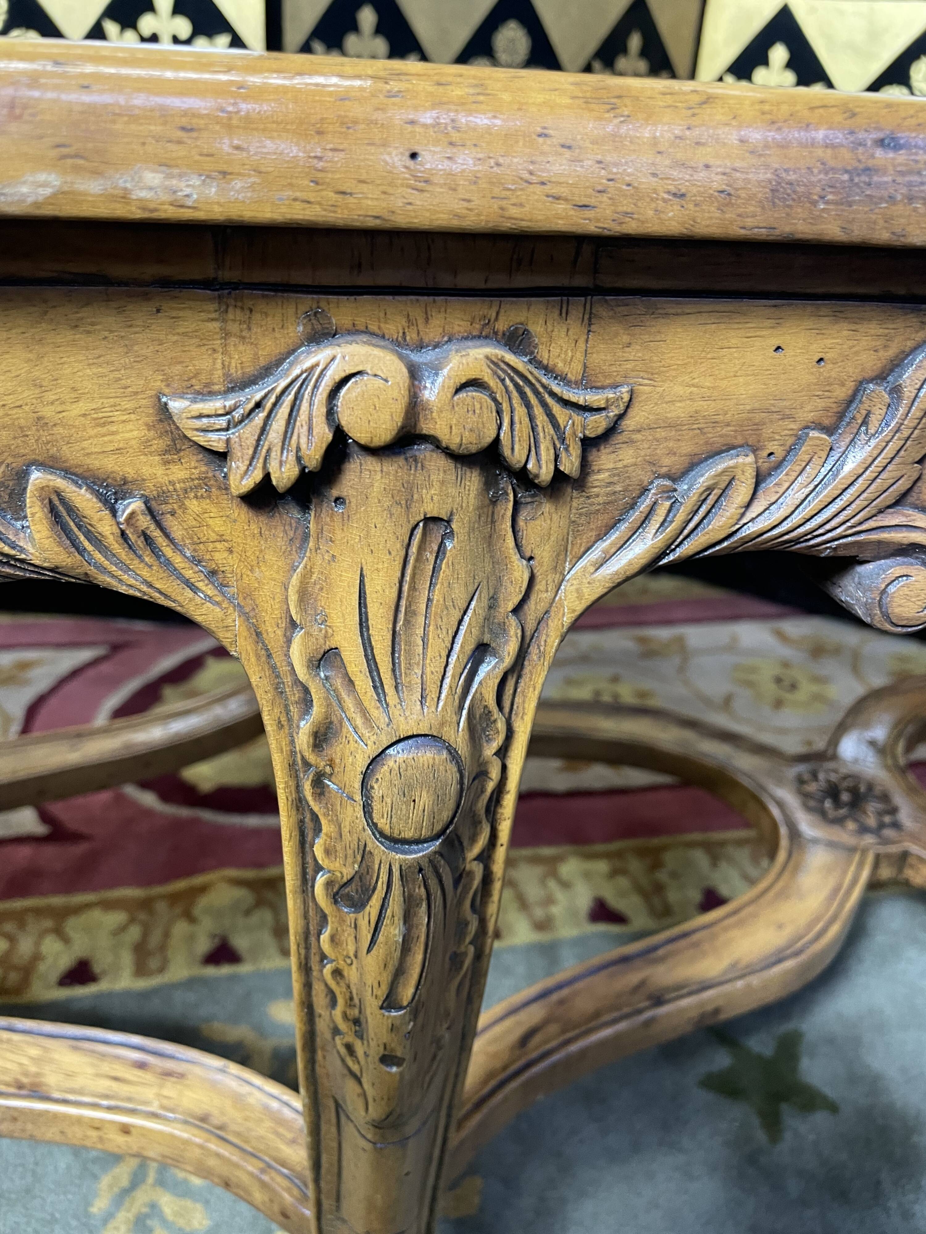 Regency-style bench or entrance bench