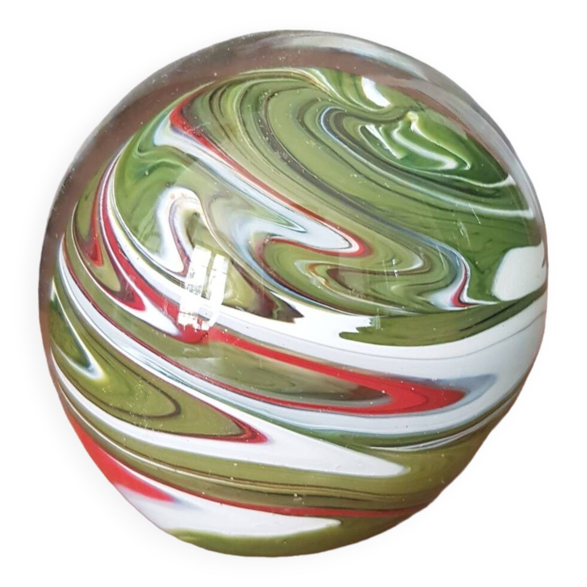 Sulphide glass paperweight