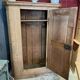 Pine wardrobe from the 19th century.
