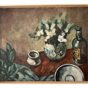 Huile sur toile, Nature morte, Pavel Roucka 1986