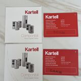 Set of 2 Kartell Componibili 4 Doors