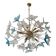 Italian Sputnik Butterfly Chandelier in Murano Glass, Venini Style