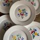 Lot 6 flat plates Sarreguemines