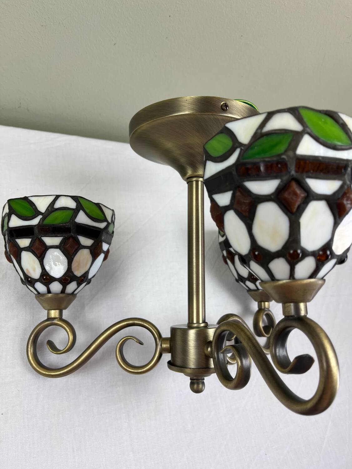 Lustre pâte de verre