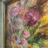 " Bouquet "oil on canvas from the 1950s
