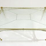 Table basse brutaliste du milieu du siècle