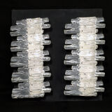 Pair of vintage lucite sconces, 1960