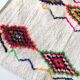 Tapis berbère marocain Azilal à losanges colorés fluo 295x190cm