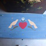 Small painted blue folk furniture – country spirit