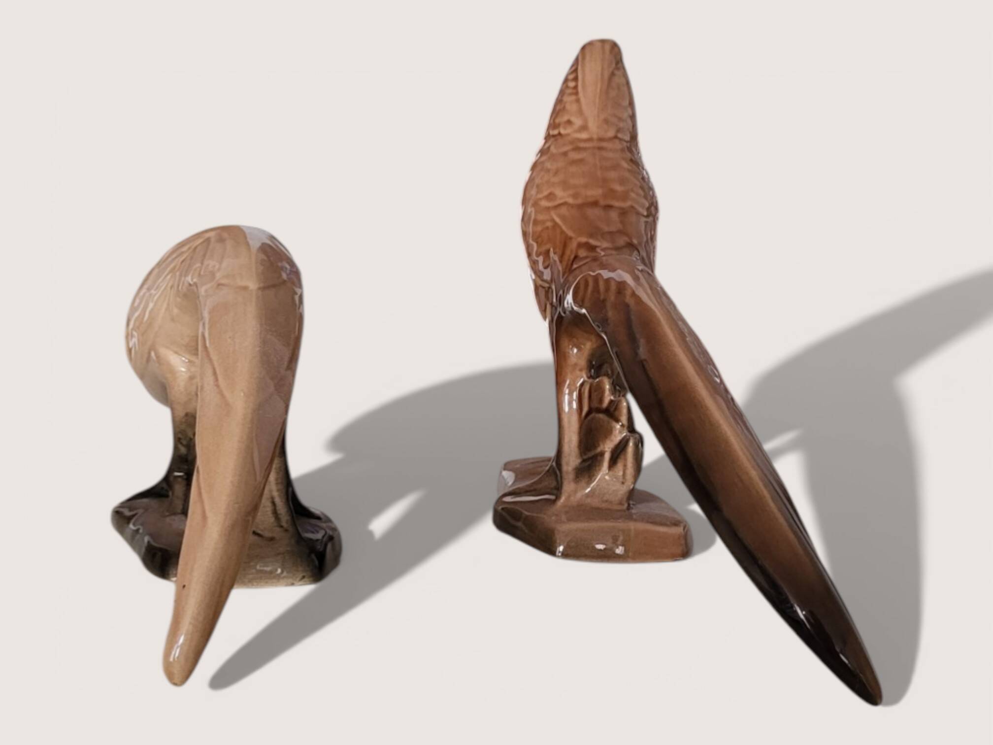 Pair of ceramic pheasants