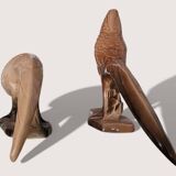 Pair of ceramic pheasants