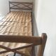 Wood bed Day bed vintage 50s 60s braces
