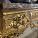 Louis XVI Console in Gilded Wood, Grey Ardennes Marble, 18th Century