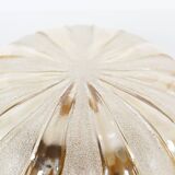 Vintage amber glass wall lamp by Wila Leuchten, Germany 1970’s