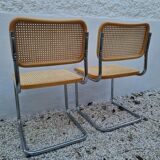 Pair of B32 chairs by Marcel Breuer