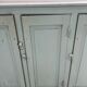 Parisian buffet with three doors in patinated beech, 20th century.
