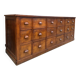 Ancien meuble de métier XXL en hêtre