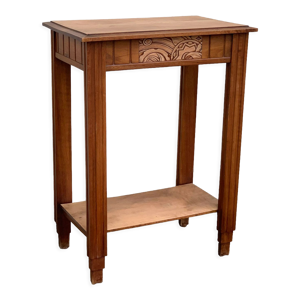 Console art déco noyer 1930