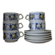 Lot de 5 tasses villeroy et boch modèle claquesin