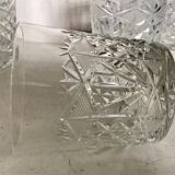 Set of 5 crystal whiskey glasses