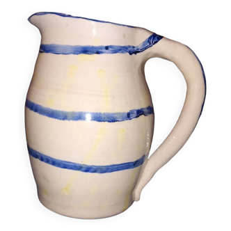 Striped pitcher