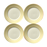 Plates canary yellow lines