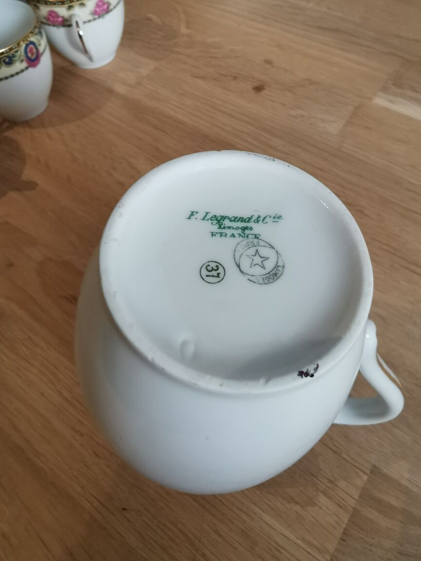 Limoges porcelain tea set