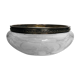 Empty cup engraved glass pockets