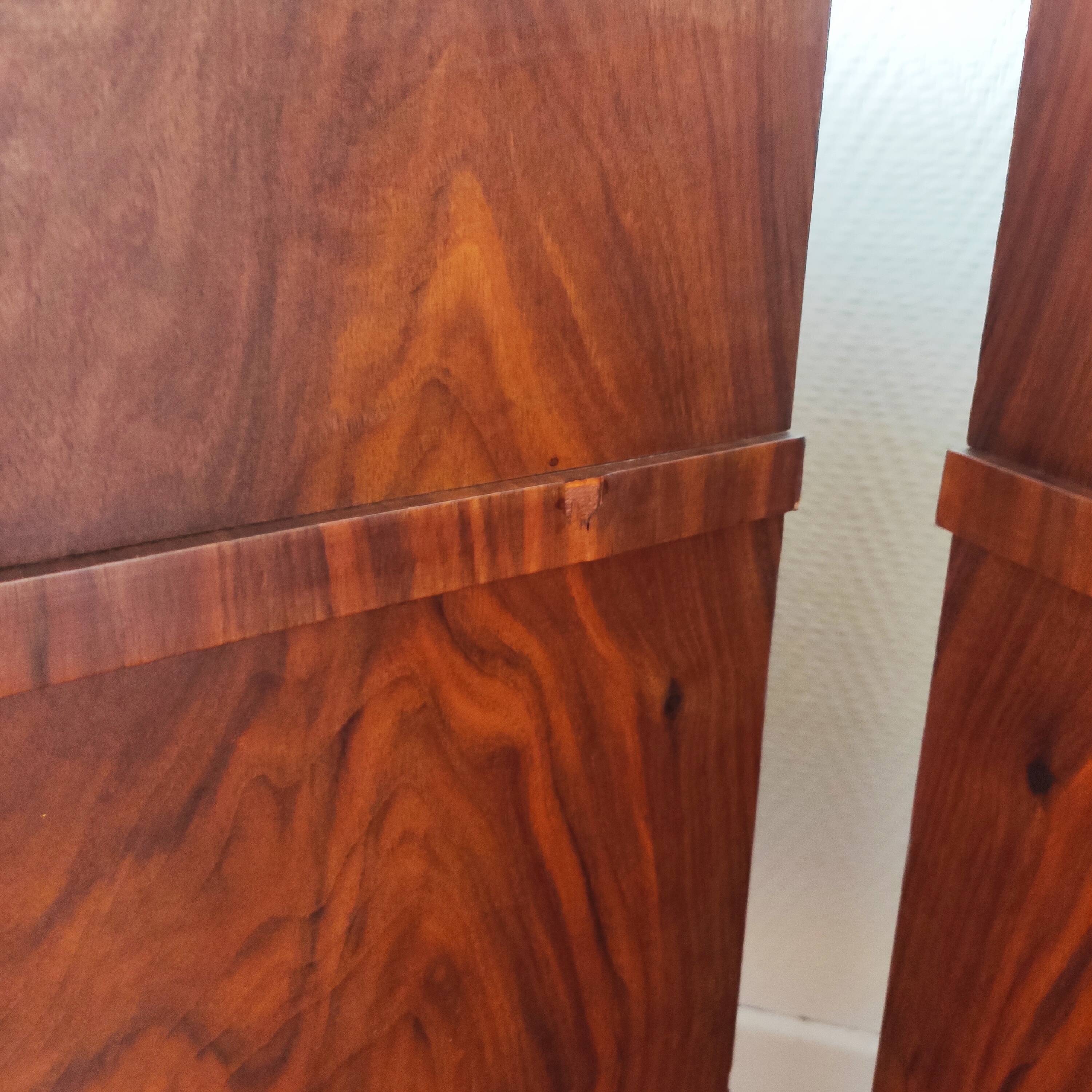 Pair of art deco bedside tables