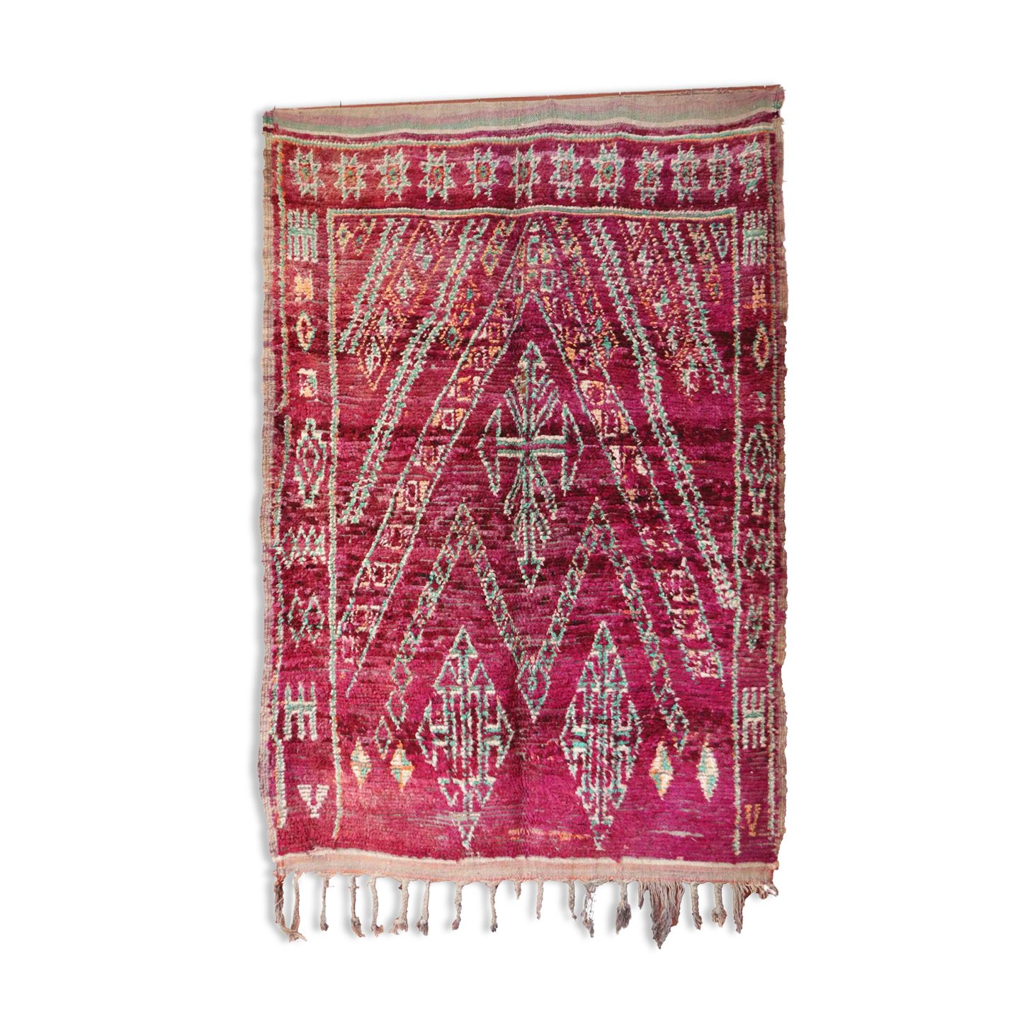 Vintage moroccan carpet - 193 x 280 cm